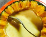 丸ごとかぼちゃのチーズフォンデュ☆作り方7写真