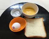 カボチャスープで、フレンチトースト作り方1写真