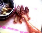 春の味覚♪モリーユ:アミガサタケの肉詰め作り方3写真