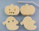 ハロウィン☆おばけサンドイッチ作り方2写真