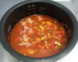 炊飯器deクリスマスリースチキンピラフ作り方4写真