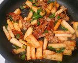 ～大葉香る～山芋と豚肉のポン酢炒め作り方7写真