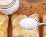 りんごとクリームチーズのトースト作り方4写真