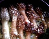 春の味覚♪モリーユ:アミガサタケの肉詰め作り方5写真