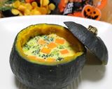 坊ちゃんかぼちゃで丸ごとかぼちゃのフラン作り方8写真
