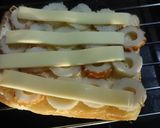 簡単☆朝ごはん　ちくわマヨチーズトースト作り方3写真