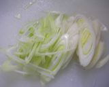ねぎと桜えびのパスタ＊レモンバター風味作り方1写真