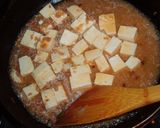 肉味噌を使ってマーボー豆腐もどき作り方4写真