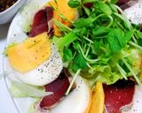柿とかぶで鰹のたたき乗っけサラダ作り方6写真
