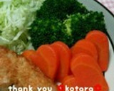 砂糖不使用☆彡　拘りの付け合わせ野菜作り方7写真