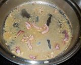 エビとズッキーニのオイルパスタ　塩辛いり作り方7写真