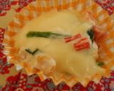 お弁当に「カニカマコーンのチーマヨ焼き」作り方4写真