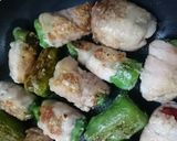 栄養満点！丸ごとピーマンの肉巻き作り方5写真
