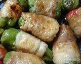栄養満点！丸ごとピーマンの肉巻き作り方8写真