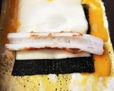 海苔チーちくわ玉子焼き作り方3写真