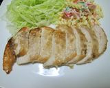 チキンのマスタードクリームソース作り方4写真