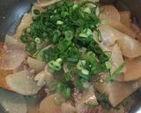 生姜たっぷり大根とミンチの煮物作り方4写真