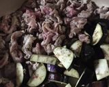 豚肉となすのダブルソース炒め作り方3写真
