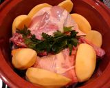 モロッコ風チキンと野菜のタジン作り方2写真