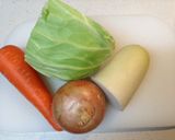離乳食中期～あると便利なMIX野菜煮作り方1写真