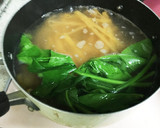 牡蠣ソテーとほうれん草のクリームパスタ☆作り方4写真