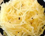そうめんかぼちゃとトリュフ塩の簡単炒め作り方9写真
