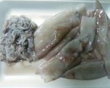 黒ゴマ入り♪新生姜とイカの佃煮作り方1写真