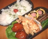 お弁当のおかず♪ちくわINえび天~♪作り方4写真