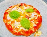 絶品4種チーズ耳までチーズ鮭としらすピザ作り方11写真