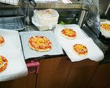 絶品4種チーズ耳までチーズ鮭としらすピザ作り方13写真