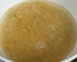 コーンカルボナーラのワンポットパスタ作り方1写真