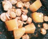 大根と帆立貝柱の煮物*味しみてる〜作り方3写真