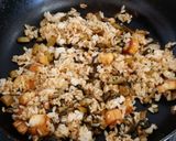 低カロリー♪お麩と野沢菜のチャーハン作り方4写真
