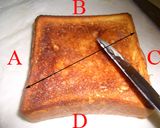 喫茶店のハムトースト！作り方4写真