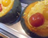 坊ちゃんかぼちゃのハロウィンチーズ焼き作り方13写真