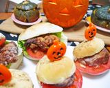 坊ちゃんかぼちゃのハロウィンチーズ焼き作り方18写真