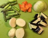 たっぷり野菜と手羽先のカレースープ。作り方1写真