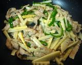 豚肉とたけのこの中華炒め作り方7写真
