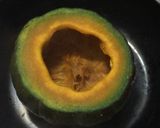 クリームシチューの残りで南瓜グラタン作り方1写真