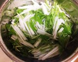 超簡単！大根と水菜のシャキシャキサラダ作り方1写真