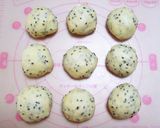 卵と牛乳♪黒ごまさつまいも★ちぎりパン作り方10写真