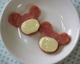 かぶりものキティ（キャラ弁）作り方3写真