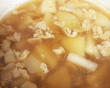 やわらか大根と豚肉の和風スープ作り方7写真