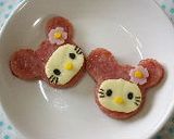 かぶりものキティ（キャラ弁）作り方5写真