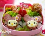 かぶりものキティ（キャラ弁）作り方6写真