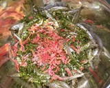 揚げ物：わかさぎと桜海老の磯辺あげ作り方1写真