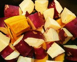 ＊ほくほくカボチャとさつまいもの煮物＊作り方1写真