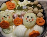 ハロウィン鍋❤濃厚鶏白湯鍋つゆ作り方4写真