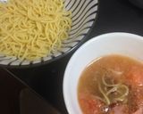 ラ王アレンジ、冷凍トマトピリ辛つけ麺作り方6写真