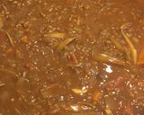 ごぼうと牛挽肉のトマトカレー作り方4写真